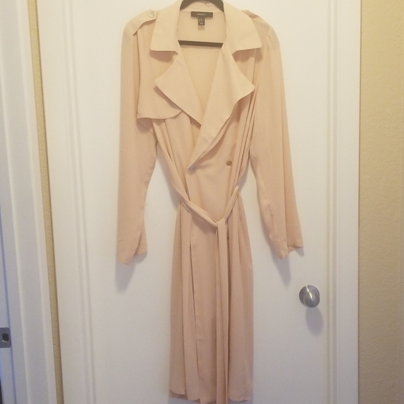 chiffon trench